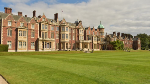 Sandringham House lawns